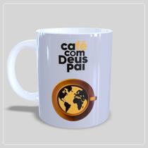 Caneca Personalizada Café com Deus Pai Lançamento