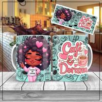Caneca Personalizada Café e Dorama - Lojinha da Luc Adesivos