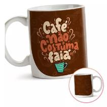 Caneca Personalizada Café não costuma 320 ml