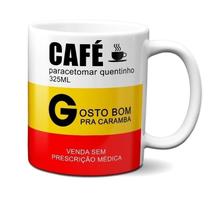 Caneca Personalizada Café Paracetomar 320 ml