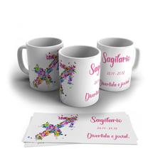 Caneca Personalizada Cerâmica Signo Sagitário 325ml