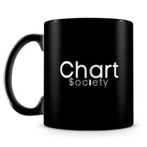 Caneca Personalizada Chart Society - Porcelana 100% Preta