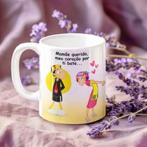 Caneca Personalizada Chaves Mamãe Querida - Porcelana de Alto Brilho