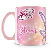 Caneca Personalizada Clube das Winx - Bloom - Porcelana Rosa Caneca Personalizada Clube das Winx - Bloom - Porcelana Rosa