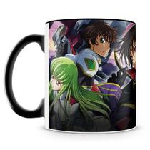 Caneca Personalizada Code Geass - Porcelana de Alto Brilho com Alça Preta Caneca Personalizada Code Geass - Porcelana de Alto Brilho com Alça Preta