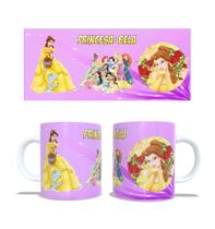 Caneca Personalizada Coleção 12 Princesas Disney Bela