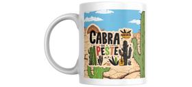 Caneca personalizada com caixa branca presenteável CABRA DA PESTE VISSE