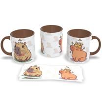 Caneca Personalizada com Estampa de Capivara 325ml Porcelana Premium