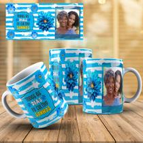 Caneca Personalizada Com Foto Flores Cactus E Suculentas Amor Mãe Amiga PORCELANA MEGA OFERTA!