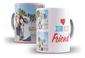 Caneca Personalizada Com Fotos Best Friends Amizade 0103 - Los Kanequeiros