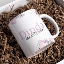 Caneca Personalizada Com Nome Dinda/Dindo /Madrinha/Padrinho