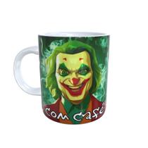 Caneca Personalizada Coringa - Sem Café/Com Café - Porcelana 325 ml