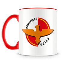 Caneca Personalizada Corpo de Bombeiros de Goiás - Porcelana Brilhante