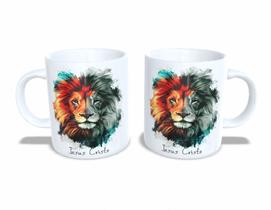 Caneca Personalizada Cristã - GospelJesus Cristo - leão de Judá Caneca Personalizada Cristã - GospelJesus Cristo - leão de Judá