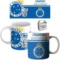Caneca Personalizada Cruzeiro Raposa Seu Nome Porcelana 325ml Caneca Personalizada Cruzeiro Raposa Seu Nome Porcelana 325ml