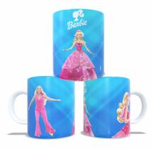 Caneca Personalizada de Porcelana Barbie Boneca e Real M4