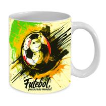 Caneca Personalizada de Porcelana Bola de Futebol 325 ML