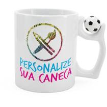 Caneca Personalizada de Porcelana com Alça Bola - Futebol Caneca Personalizada de Porcelana com Alça Bola - Futebol