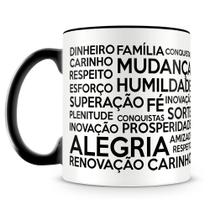 Caneca Personalizada de Porcelana com Estampa Bem Estar - 325ml