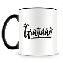 Caneca Personalizada de Porcelana Gratidão - 325ml