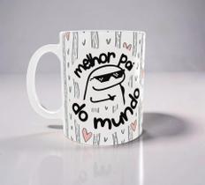 Caneca Personalizada de Porcelana Melhor Pai do Mundo Caneca Personalizada de Porcelana Melhor Pai do Mundo