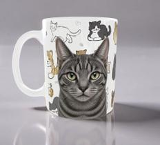 Caneca Personalizada de Porcelana Para Gateiro Orgulhoso Xícara De Gatinho Linda