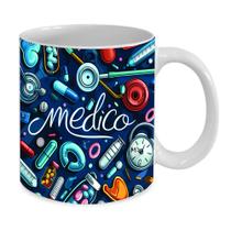 Caneca Personalizada de Porcelana Profissão Medicina 325 ML