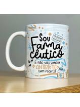 Caneca Personalizada de Porcelana Profissão: Sou Famacêutico - 325ML Caneca Personalizada de Porcelana Profissão: Sou Famacêutico - 325ML