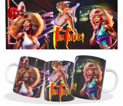 Caneca Personalizada de Porcelana Rock Tina Turner Presente
