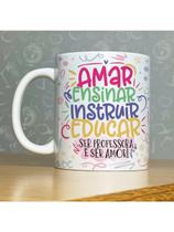 Caneca personalizada de porcelana - Tema: Dia dos professores - 325ML Modelo: 23