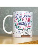Caneca personalizada de porcelana - Tema: Dia dos professores - 325ML Modelo: 28