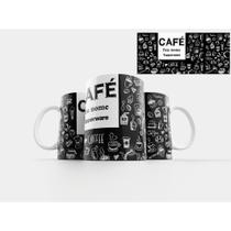 Caneca Personalizada Decorativo Frase Café C/Nome Frases A Sua Escolha MODELO 15 Porcelana-OFERTA!