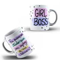 Caneca Personalizada Dia Da Mulher Girl Boss Capaz Superação Presente Porcelana- MEGA OFERTA!