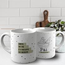 Caneca personalizada dia dos pais amor de pai e o melhor Caneca personalizada dia dos pais amor de pai e o melhor