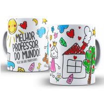Caneca Personalizada Dia dos Professores Melhor Prof. do Mundo
