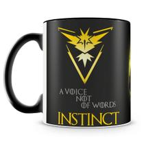 Caneca Personalizada do Time Instinto do Pokémon Go - Porcelana de Alto Brilho Caneca Personalizada do Time Instinto do Pokémon Go - Porcelana de Alto Brilho