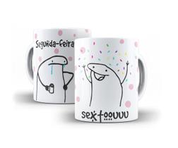 Caneca Personalizada Em Cerâmica Florky Sextouuu 325Ml 10642