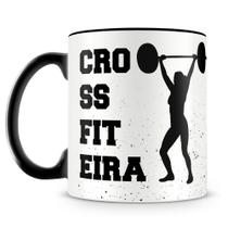 Caneca Personalizada exercício funcional de Porcelana com Alça Preta - 325ml Caneca Personalizada exercício funcional de Porcelana com Alça Preta - 325ml