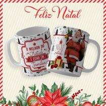 Caneca Personalizada Feliz Natal Natalino Com Foto Presente Certo Variados Porcelana OFERTA!