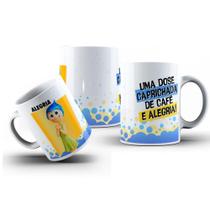Caneca personalizada Filme Divertidamente 2 Personagem alegria Caneca personalizada Filme Divertidamente 2 Personagem alegria