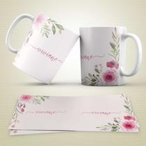 Caneca Personalizada Flores 06 Caneca Personalizada Flores 06