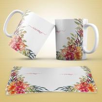 Caneca Personalizada Flores 07 Caneca Personalizada Flores 07