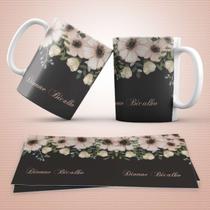 Caneca Personalizada Flores 17 Caneca Personalizada Flores 17