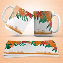 Caneca Personalizada Flores 19