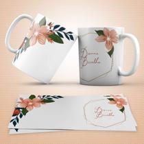 Caneca Personalizada Flores 20