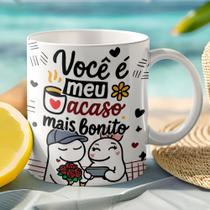 Caneca Personalizada Flork Namorados Você é Meu Acaso Mais Bonito