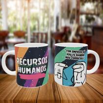 Caneca Personalizada Flork Profissão Recursos Humanos