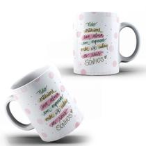 Caneca Personalizada Frase Motivacional Deus Agradecimento Diverso Modelos Porcelana MEGA OFERTA!