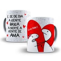 Caneca Personalizada - Frases divertida, engraçadas e debochada Memes Flork Bento, Namorados