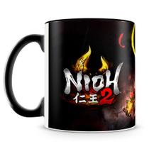 Caneca Personalizada Game Nioh - Porcelana Brilhante com Alça Preta